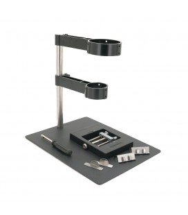 Держатель для фена 'третья рука' TE-812. С фиксатором для плат. Рабочая поверхность 250x200 мм.