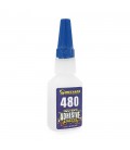 Клей MECHANIC 480, ціаноакрилатний, однокомпонентний, термостійкий, швидкої полімеризації клей з низькою в'язкістю, 20ml, блісте