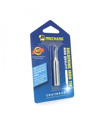 Жало для паяльника MECHANIC BW 900M-T-IS 4*6,3mm, мідь, гальванічне покриття, висока теплопровідність, швидке нагрівання, широки