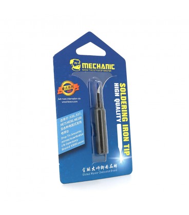 Жало для паяльника MECHANIC MCN 900M-T-IS 4*6,3mm, мідь, гальванічне покриття(bl), висока теплопровідність, швидке нагрівання, ш