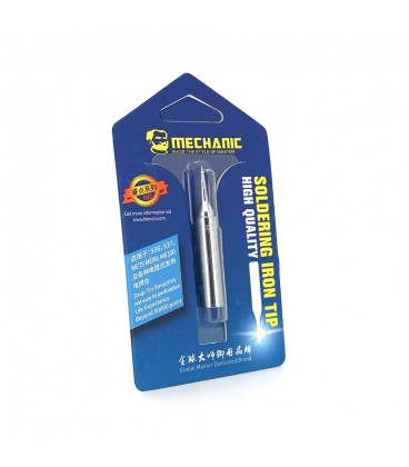 Жало для паяльника MECHANIC BW 900M-T-I 4*6,3mm, мідь, гальванічне покриття, висока теплопровідність, швидке нагрівання, широкий