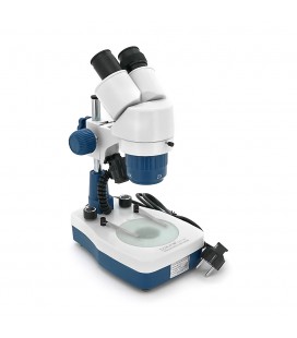 Микроскоп бинокулярный BAKKU BA-007, Увеличение 20Х-40Х с подсветкой, Внутр. БП 220В (340*285*150) 2,7 кг