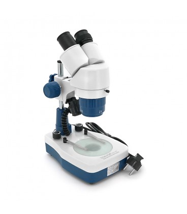 Мікроскоп бінокулярний BAKKU BA-007, Збільшення 20Х-40Х з підсвіткою, Внутр. БП 220В (340 * 285 * 150) 2,7 кг