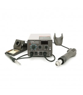 Паяльная станция BAKKU BK-601D+ цифровая индикация, фен, паяльник