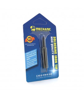 Жало для паяльника MECHANIC MCN 900M-T-K, 4*6.3mm, мідь, гальванічне покриття, висока теплопровідність, швидке нагрівання, перо 