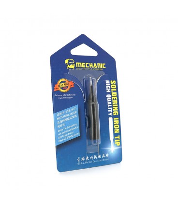 Жало для паяльника MECHANIC MCN 900M-T-I 4*6,3mm, мідь, гальванічне покриття(bl), висока теплопровідність, швидке нагрівання, ши
