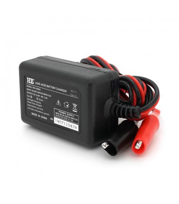 Автоматичне ЗУ для акумулятора HE 12V, 100-260V, 1A, LCD, клеми (AGM/Gel/Lead)