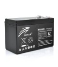 Акумуляторна батарея AGM RITAR RT1290B, Black Case, 12V 9.0Ah ( 151 х 65 х 94 (100) ) Q10