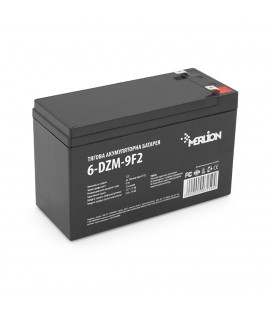 Тягова акумуляторна батарея AGM MERLION 6-DZM-9, 12V 9Ah F2, (150 x 65 x  95 (100)