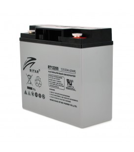 Акумуляторна батарея AGM RITAR RT12200, Gray Case, 12V 20.0Ah ( 181 х 77 х 167 ) Q4