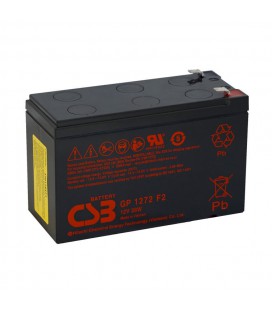 Акумуляторна батарея CSB GP1272F2, 12V 7,2Ah (151х65х100мм) 2,4 кг Q10/420