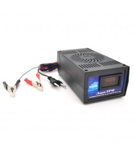 Трансформаторний зарядний пристрій ТР-6 для акумулятора 12V, ємність АКБ 32-90А/год, струм заряду 6A + вольтметр