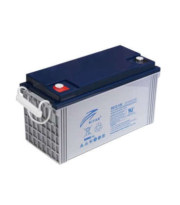 Акумуляторна батарея GEL RITAR DG12-120, Gray Case, 12V 120.0Ah (407 х 177 х 225) Q1/36