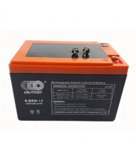 Тягова акумуляторна батарея AGM OUTDO 6-DZM-12, 12V 12Ah, (150 х 100 х 96), Q4
