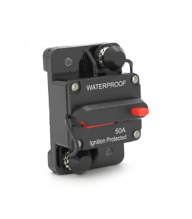Автоматичний вимикач запобіжник однополюсний постійного струму 12-48V, GG-CB5 Waterproof 50A