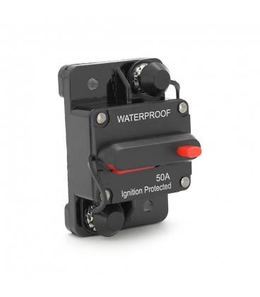 Автоматический выключатель предохранитель однополюсный постоянного тока 12-48V,GG-CB5 Waterproof 50A