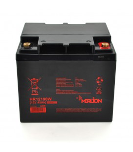 Акумуляторна батарея MERLION HR12190W, 12V 45Ah ( 196 х 165 х 173 (173) )