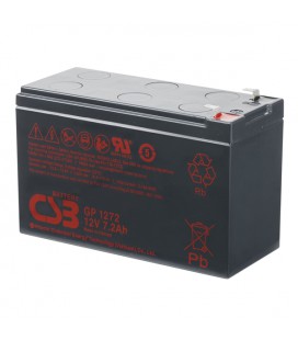 Акумуляторна батарея CSB GP1272F2, 12V 7,2Ah (25W) (151х65х100мм) 1.9кг Q10/420