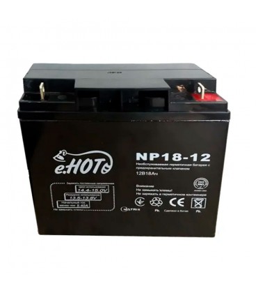 Акумуляторна батарея 12V 18Ah ENOT (181 х 76 х 167)