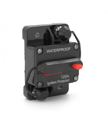 Автоматичний вимикач запобіжник однополюсний постійного струму 12-48V, GG-CB5 Waterproof 120A