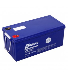 Акумуляторна батарея ORBUS CG12200 GEL 12 V 200 Ah (522 х 238 х 222) Blue 62 kg Q1/24