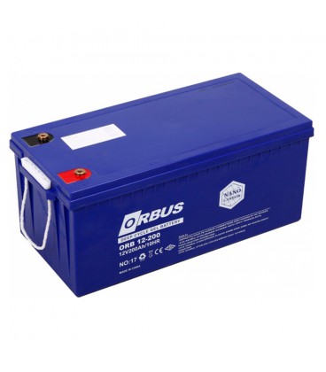 Акумуляторна батарея ORBUS CG12200 GEL 12 V 200 Ah (522 х 238 х 222) Blue 62 kg Q1/24