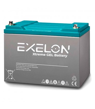 Акумуляторна батарея EXELON 200-12 GEL 12V 200 Ah (522 x 240 x 224), 60.3 kg Grey Q1/48