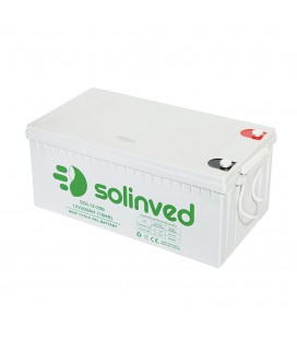 Аккумуляторная батарея SOLINVED 200-12 GEL 12V 200 Ah (522 x 240 x 224), 60.3 kg Grey Q1/48