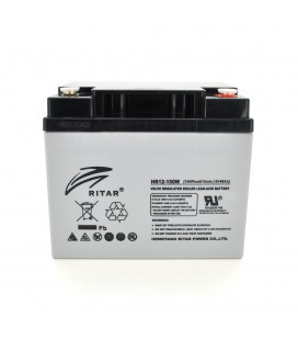 Акумуляторна батарея AGM RITAR HR12150W, Gray Case, 12V 40.0Ah ( 198 х 166 х 169 (169 ) 12.40kg Q1/48