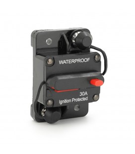 Автоматичний вимикач запобіжник однополюсний постійного струму 12-48V, GG-CB5 Waterproof 30A