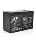 Акумуляторна батарея AGM RITAR RT1270B, Black Case, 12V 7.0Ah ( 151 х 65 х 94 (100) ) Q10