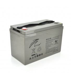 Акумуляторна батарея AGM RITAR DC12-100, Gray Case, 12V 100Ah ( 328 x 172 x 215 (220) Q1