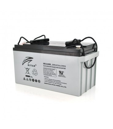 Аккумуляторная батарея AGM RITAR HR12240W, Gray Case, 12V 65.0Ah ( 350 х 167 х 182 (182 ) 19.50 kg Q1/48