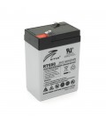Акумуляторна батарея AGM RITAR RT650, Gray Case, 6V 5Ah (70х47х99 (107)) Q20