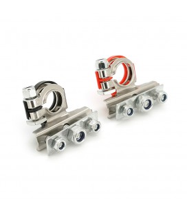 Клема для свинцево-кислотного акумулятора D8, оцинкований метал, 2 штуки в упаковці, ціна за упаковку