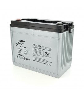 Акумуляторна батарея AGM RITAR RA12-134, Gray Case, 12V 134.0Ah ( 340 x 173 x 287 ) Q1