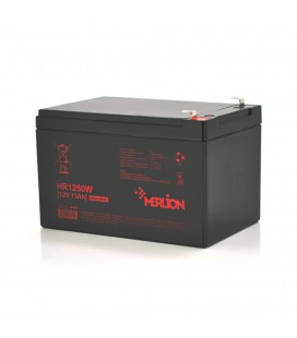 Акумуляторна батарея MERLION HR1250W, 12V 13Ah Black ( 152 х 99 х 95 (100) ), Q6