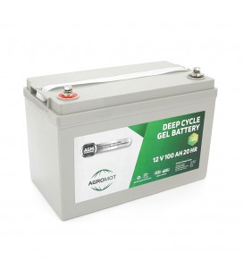 Акумуляторна батарея AGROMOT GEL 12V 100 Ah (330 х 170 х 250), 31kg, Gray Case, Q1