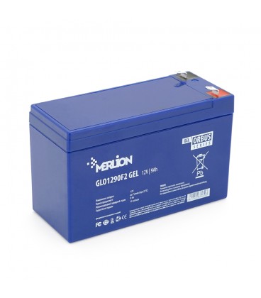 Акумуляторна батарея MERLION ORBUS GLO1290F2 12 V 9 Ah (150 x 65 x 95 (100)) BLUE Q10/420