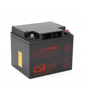 Акумуляторна батарея CSB GP12400, 12V 40Ah (197х166х170мм), Q1