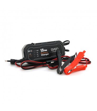 Автомобільне ЗУ BYGD 12V,85-240V,1.5А,LED-індикація,клеми(AGM/GEL/Lead)