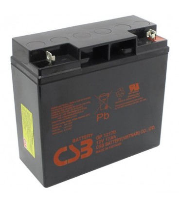 Аккумуляторная батарея CSB GP12170B1, 12V 17Ah (181х77х167мм), 5.5 kg Q4/96