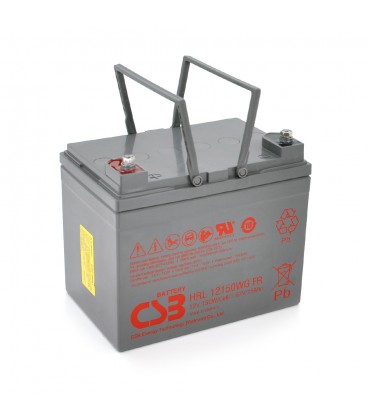 Аккумуляторная батарея CSB HRL12150WGFR, 12V 38Ah (195х130х172мм) , 11.75 kg Q1/72 (ВЬЕТНАМ)