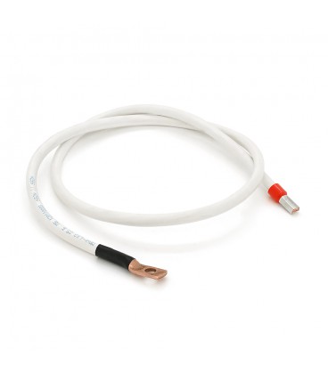 Кабель для підключення АКБ довжина 150см, провід мідний ПВ-3 Одесакабель, 25мм2 клема М8 (мідь) - НШВІ