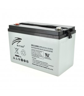 Акумуляторна батарея AGM RITAR HR12380W, Gray Case, 12V 100.0Ah ( 328 х 172 х 215 (220 )) 30.50kg Q1/36