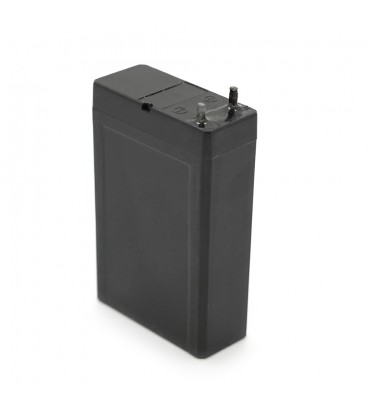 Акумуляторна батарея MERLION AGM 168 4V 1.8Ah, (75x50x22), клемми під пайку, Black Q40