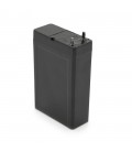 Акумуляторна батарея MERLION AGM 168 4V 1.8Ah, (75x50x22), клемми під пайку, Black Q40
