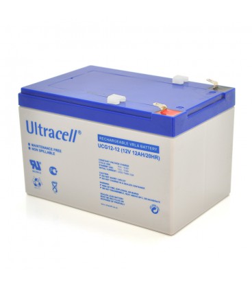 Акумуляторна батарея Ultracell UCG 12-12 AGM 12V 12 Ah  (158x 98 x 101) White Q6/444