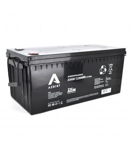 Акумулятор ASBIST Super AGM ASAGM-122000M8, Black Case, 12V 200.0Ah (522 х 240 х 219 (224)) Q1