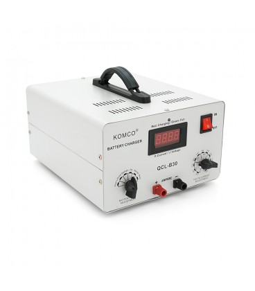 Зарядний пристрій для акумуляторів QCL-B30, AGM/LiFePO4, output:12-72V, 5А-40А, крокодили, 290x247x157mm